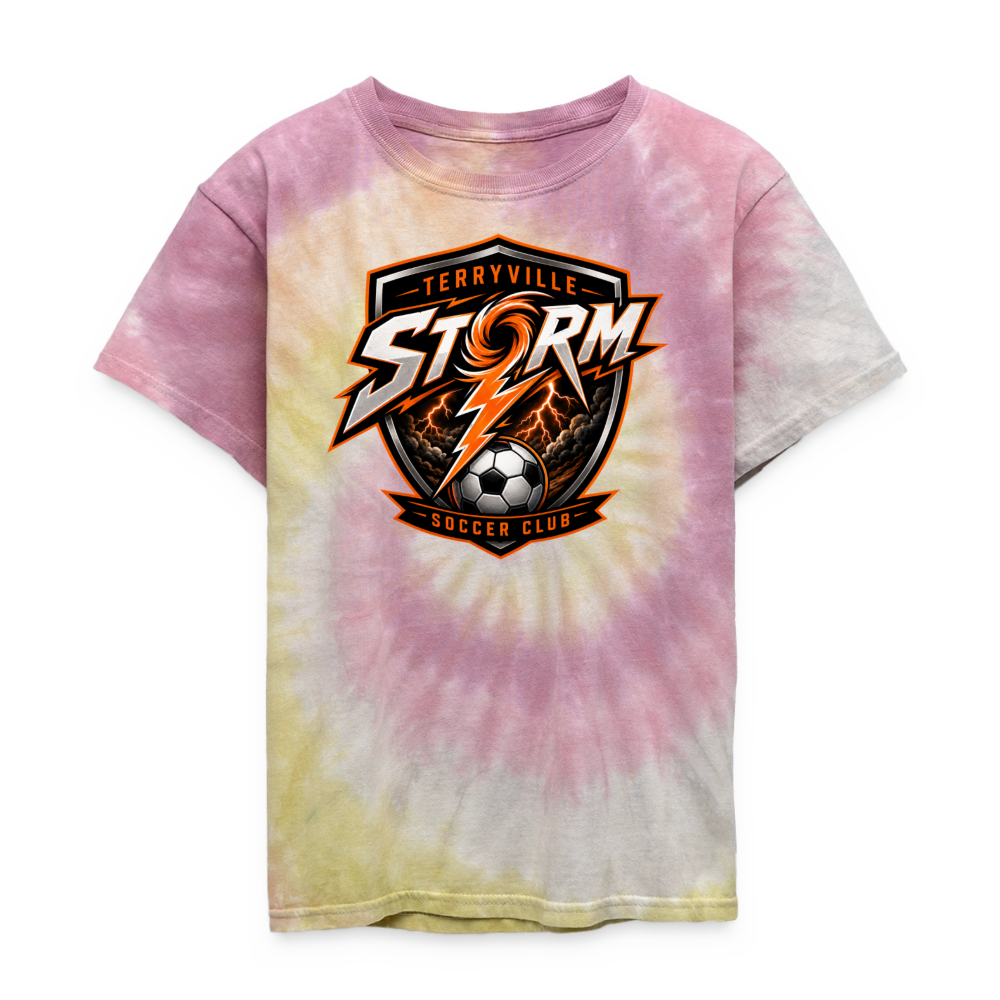 Kid's Tie Dye T-Shirt - Desert Rose