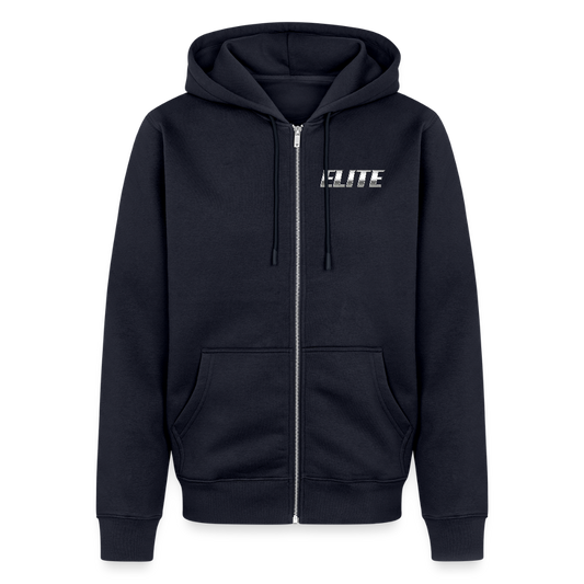 Unisex Premium Organic Zip Hoodie - navy
