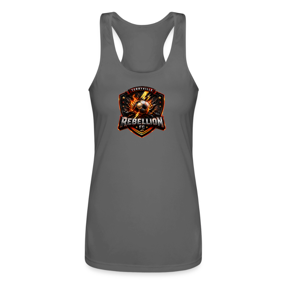 Women’s Performance Racerback Tank Top - charcoal