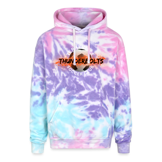 Adult Tie Dye Hoodie - cotton candy