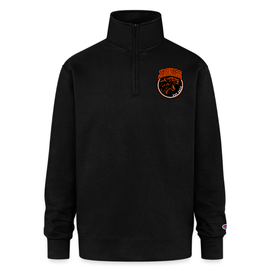 Champion Unisex 1/4 Zip Pullover Sweatshirt - black
