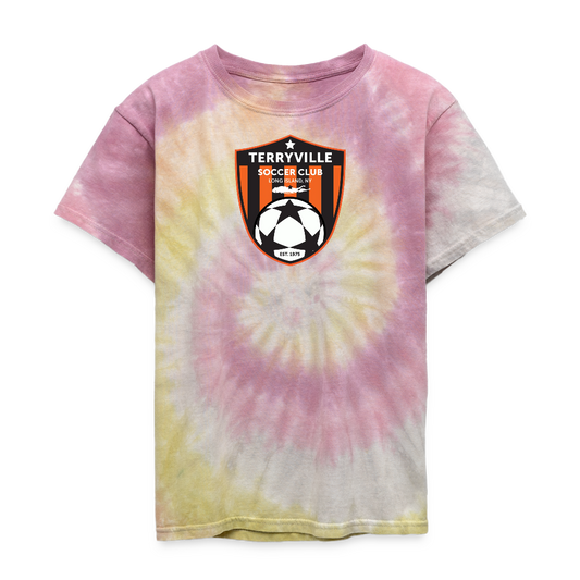 Kid's Tie Dye T-Shirt - Desert Rose