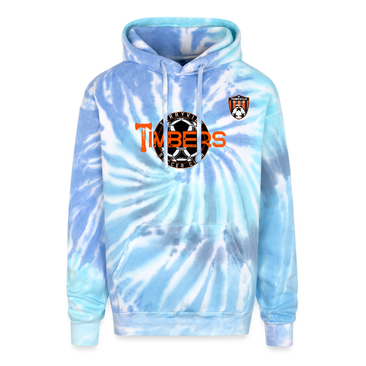 Adult Tie Dye Hoodie - blue lagoon