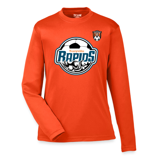 Youth Zone Performance Long-Sleeve T-Shirt - orange