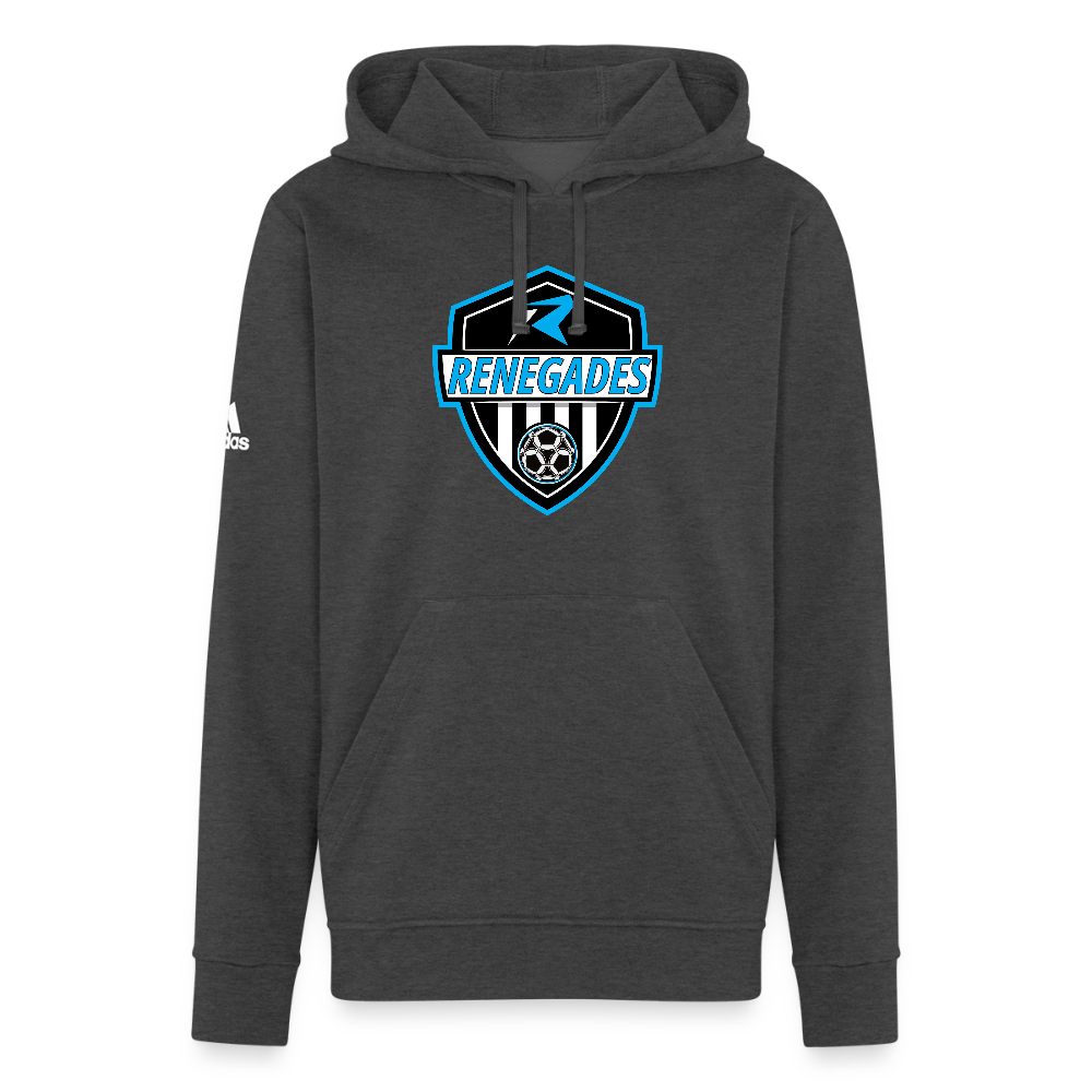 Adidas Unisex Fleece Hoodie - charcoal grey