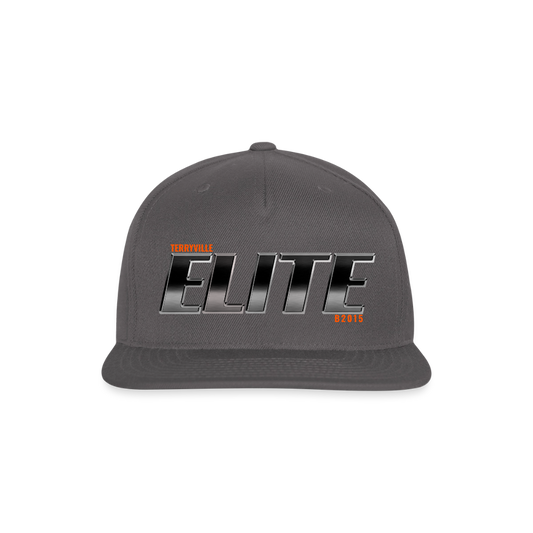 Snapback Baseball Cap - dark grey