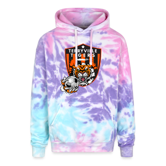 Adult Tie Dye Hoodie - cotton candy