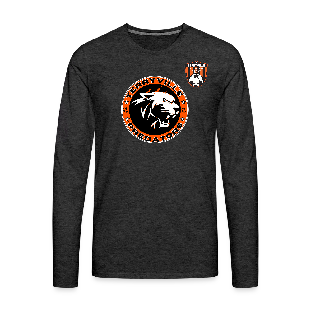 Men's Premium Long Sleeve T-Shirt - charcoal grey