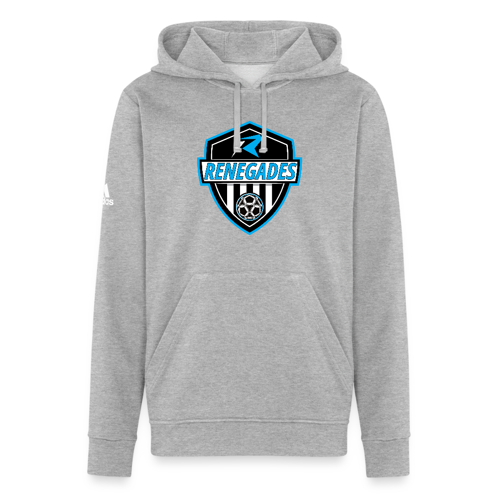 Adidas Unisex Fleece Hoodie - heather gray