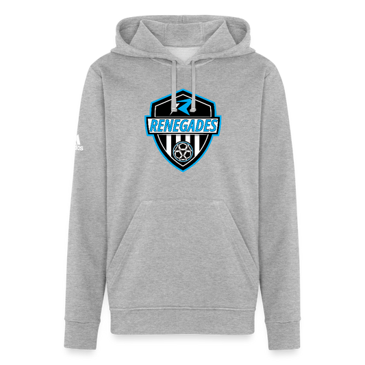 Adidas Unisex Fleece Hoodie - heather gray