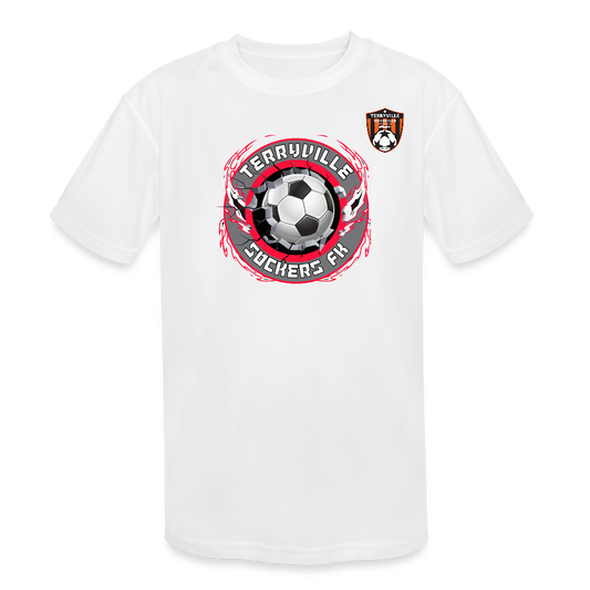 Kids' Moisture Wicking Performance T-Shirt - white