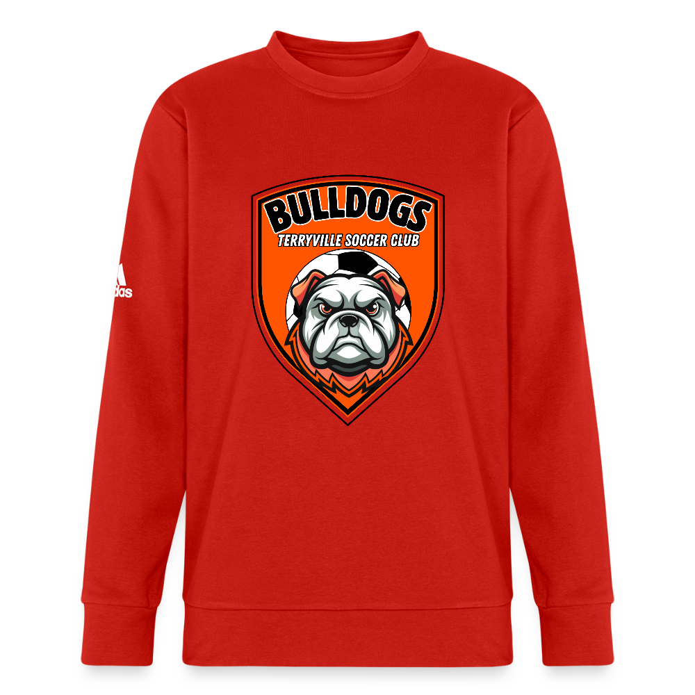 Adidas Unisex Fleece Crewneck Sweatshirt - red