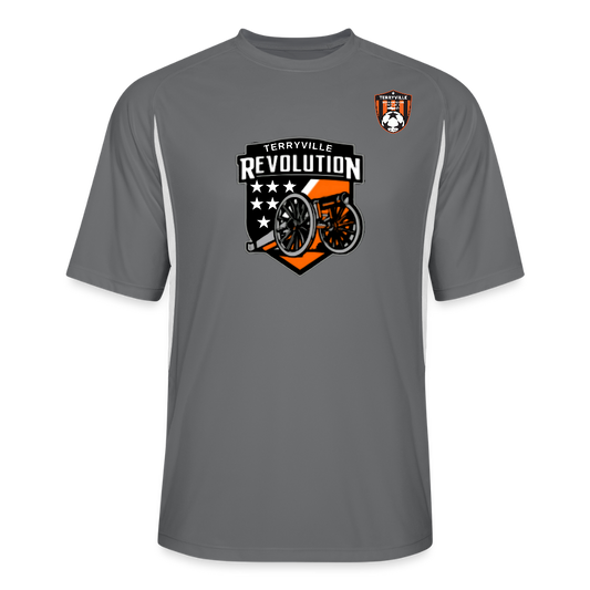 Cooling Performance Color Blocked Jersey - dark gray/white