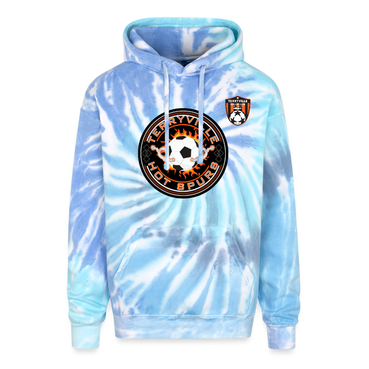 Adult Tie Dye Hoodie - blue lagoon