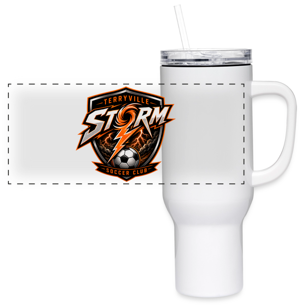 40 oz Travel Tumbler - white