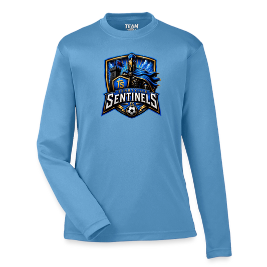 Youth Zone Performance Long-Sleeve T-Shirt - light blue