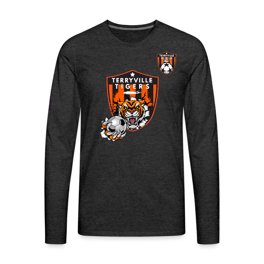 Men's Premium Long Sleeve T-Shirt - charcoal grey