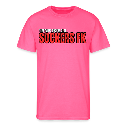 50/50 T-Shirt - neon pink