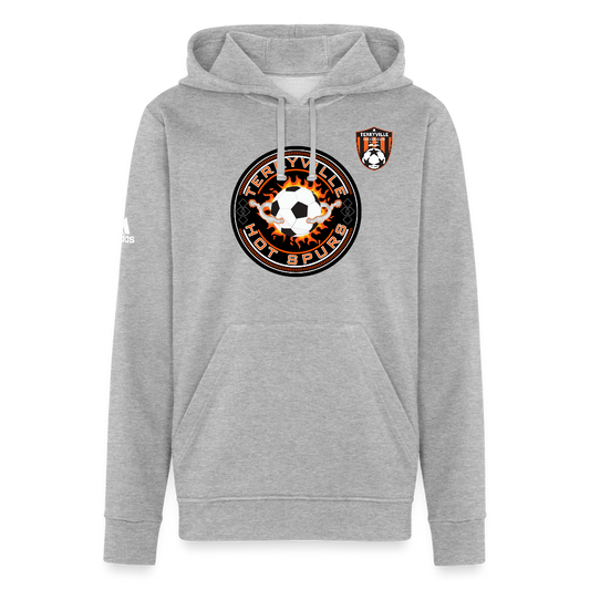 Adidas Unisex Fleece Hoodie - heather gray