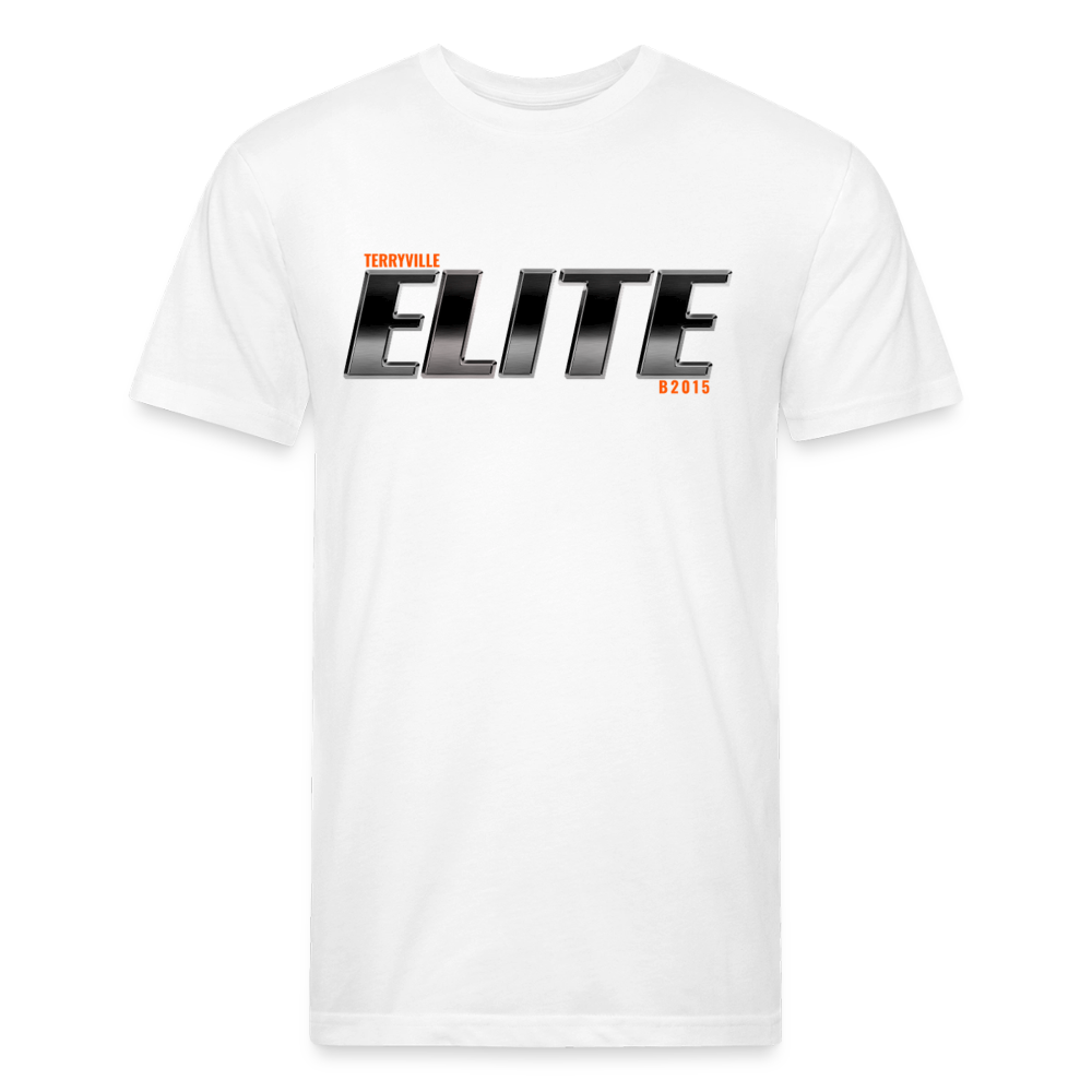 Fitted Cotton/Poly T-Shirt by Next Level - white