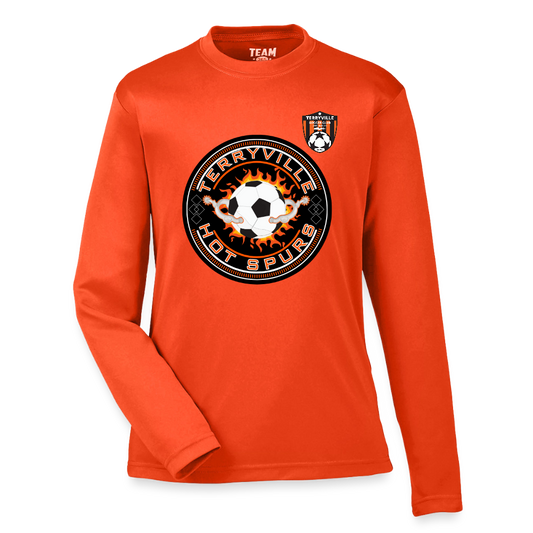 Youth Zone Performance Long-Sleeve T-Shirt - orange