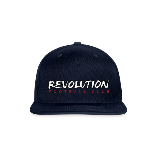 Snapback Baseball Cap - navy