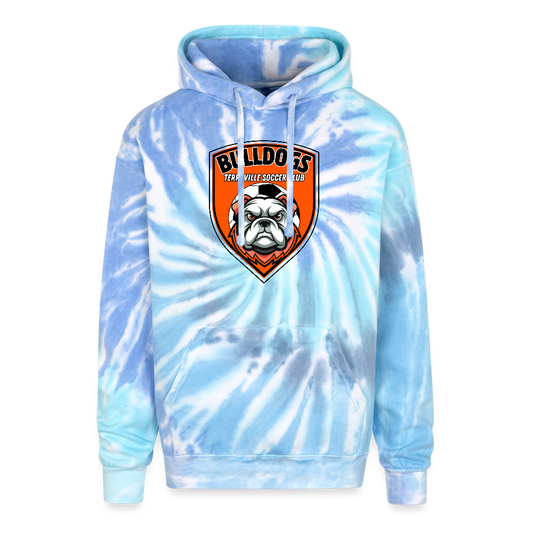 Adult Tie Dye Hoodie - blue lagoon