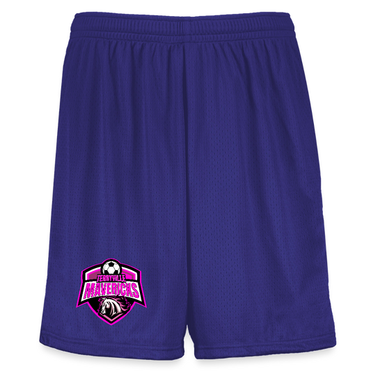 Augusta Sportswear Youth Modified Mesh Short - purple