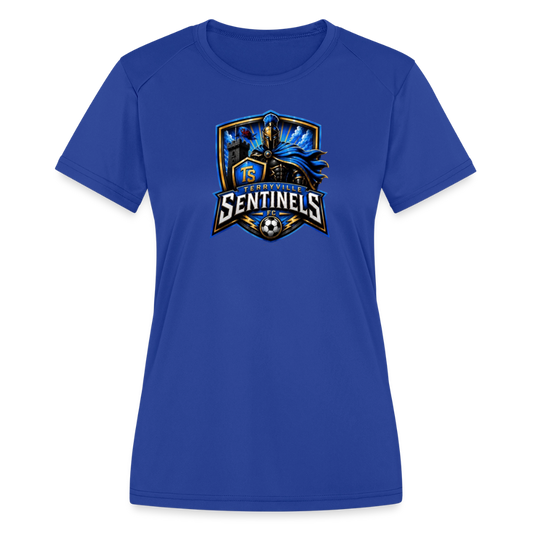 Women's Moisture Wicking Performance T-Shirt - royal blue