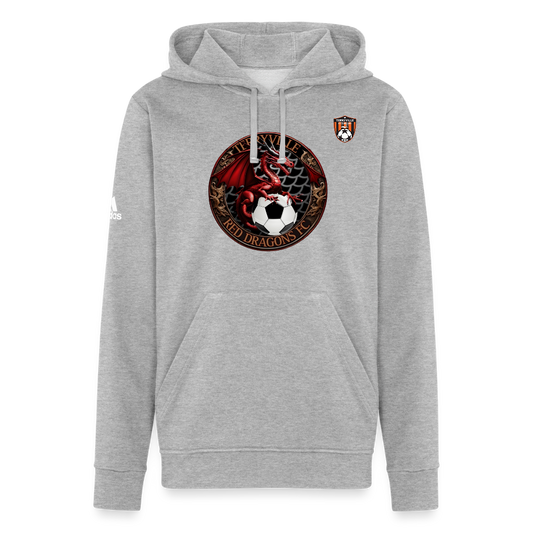 Adidas Unisex Fleece Hoodie - heather gray