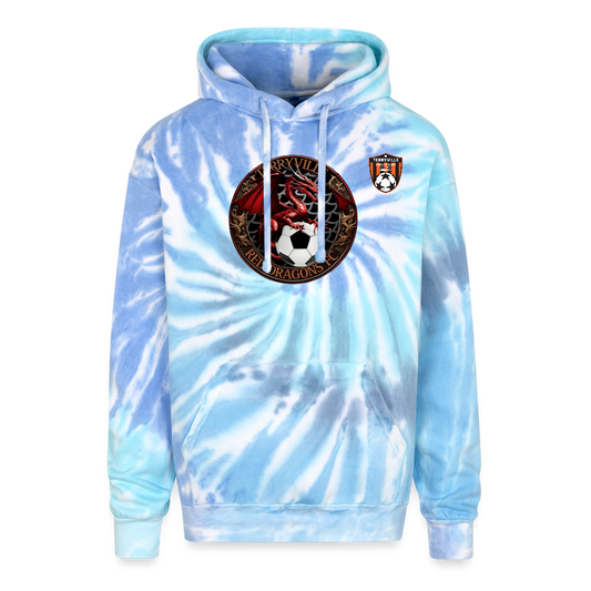 Adult Tie Dye Hoodie - blue lagoon