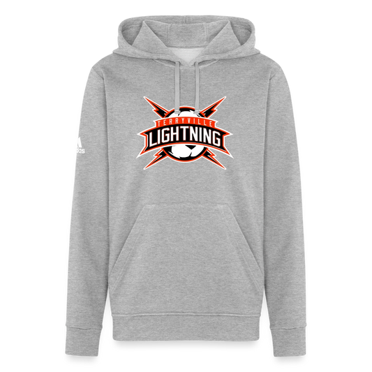 Adidas Unisex Fleece Hoodie - heather gray