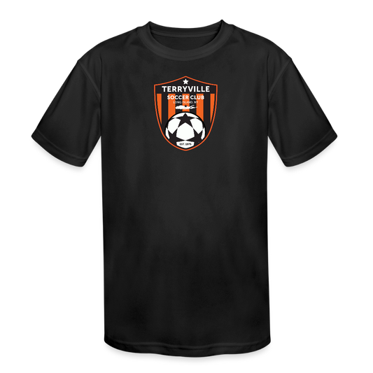 Kids' Moisture Wicking Performance T-Shirt - black