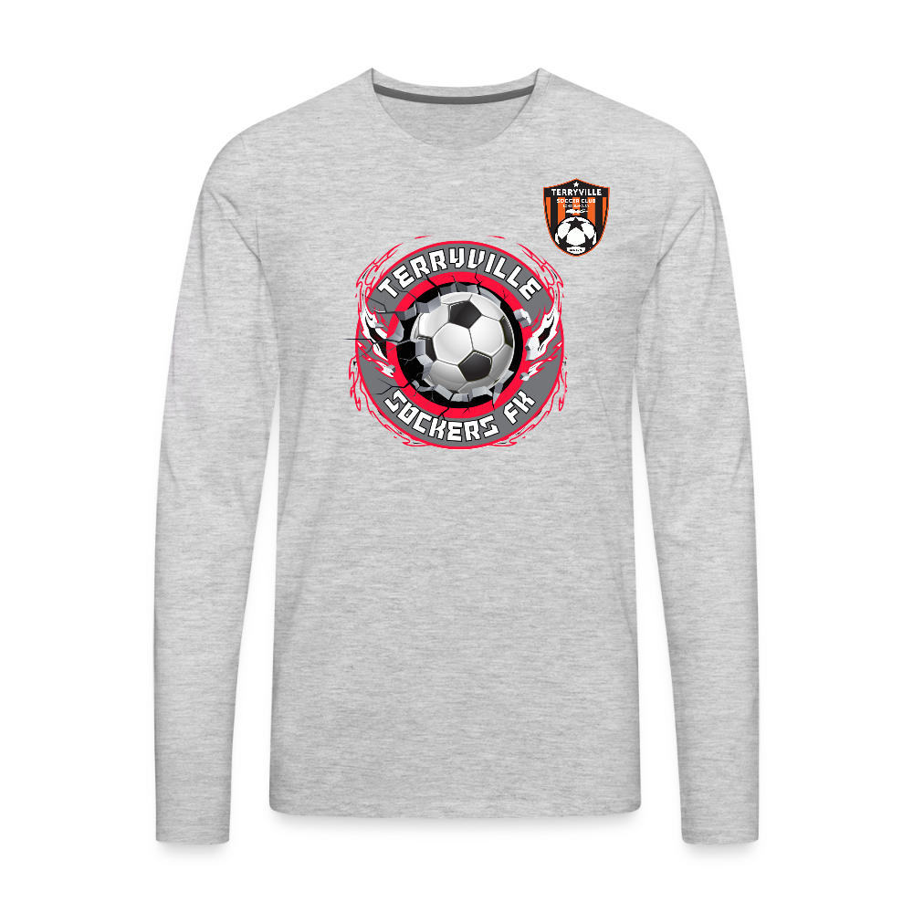 Men's Premium Long Sleeve T-Shirt - heather gray