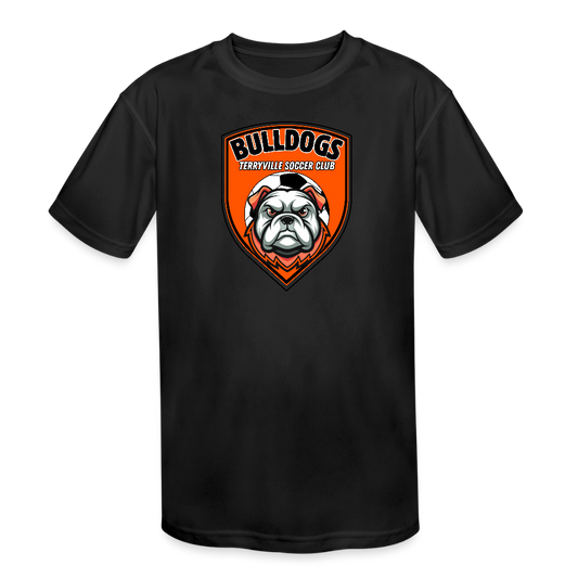 Kids' Moisture Wicking Performance T-Shirt - black