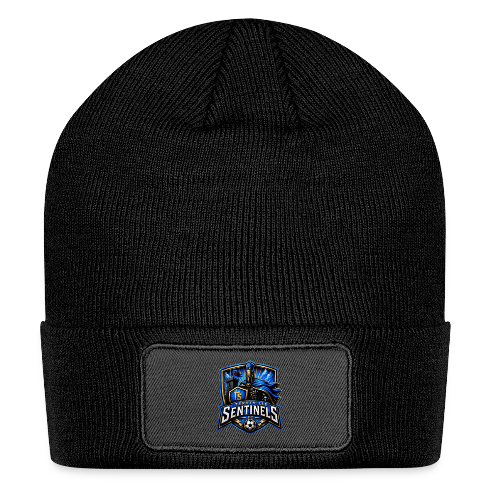 Patch Beanie - black