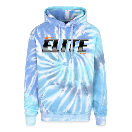 Adult Tie Dye Hoodie - blue lagoon