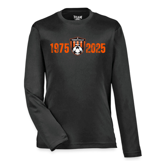 50th Anniversary Youth Zone Performance Long-Sleeve T-Shirt - black