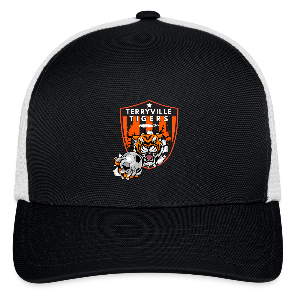 Flexfit Fitted Baseball Cap - black/white