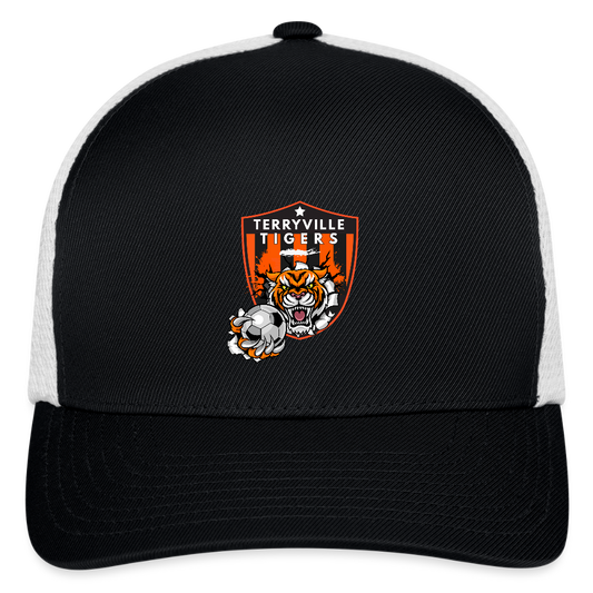 Flexfit Fitted Baseball Cap - black/white