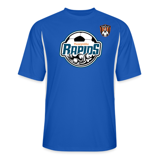 Men’s Cooling Performance Color Blocked Jersey - royal/white