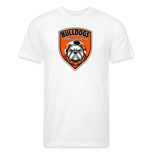 Fitted Cotton/Poly T-Shirt by Next Level - white