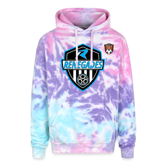 Adult Tie Dye Hoodie - cotton candy