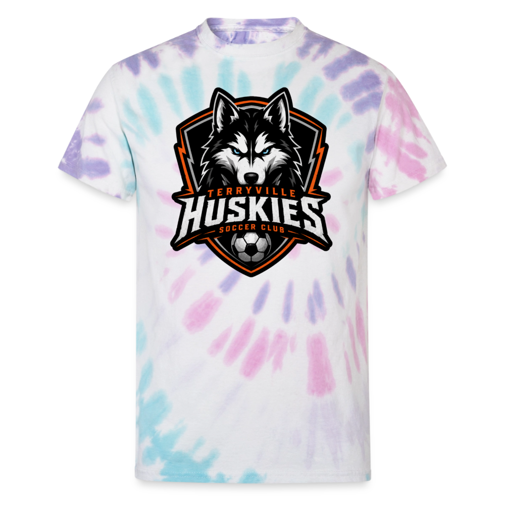 Unisex Tie Dye T-Shirt - Pastel Spiral