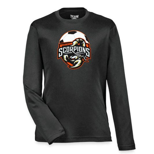 Youth Zone Performance Long-Sleeve T-Shirt - black