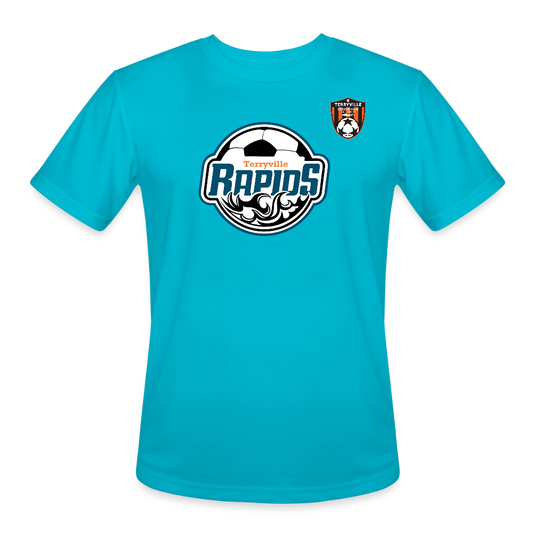 Men’s Moisture Wicking Performance T-Shirt - turquoise