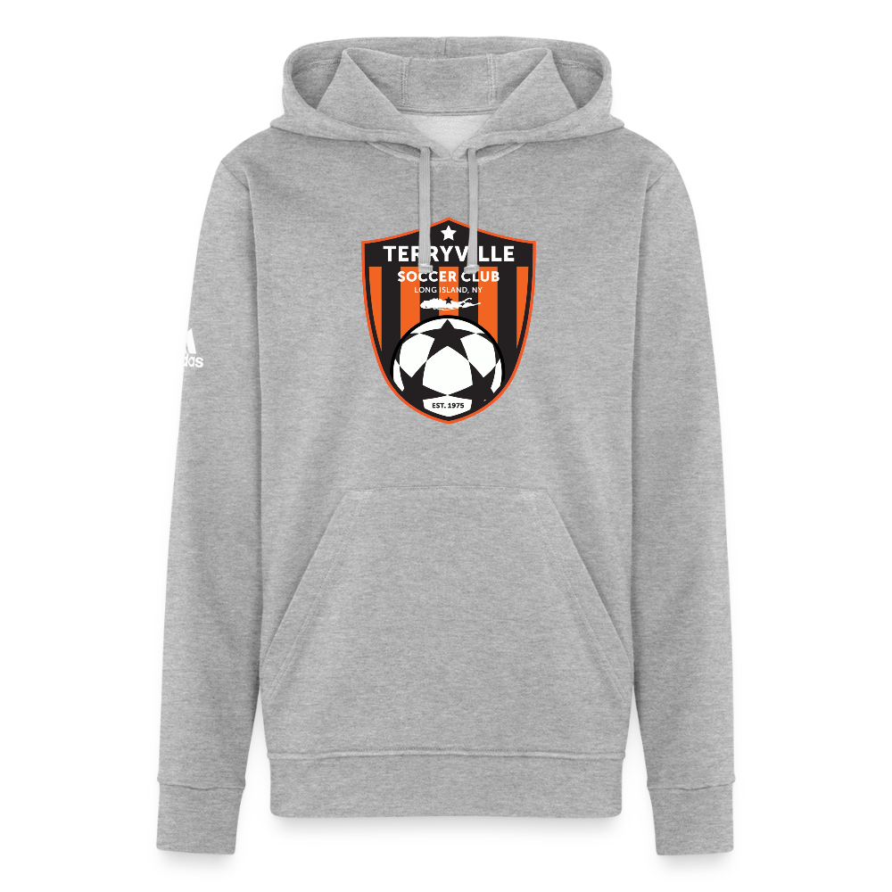 Adidas Unisex Fleece Hoodie - heather gray