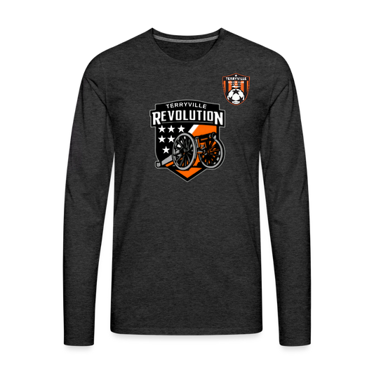 Men's Premium Long Sleeve T-Shirt - charcoal grey