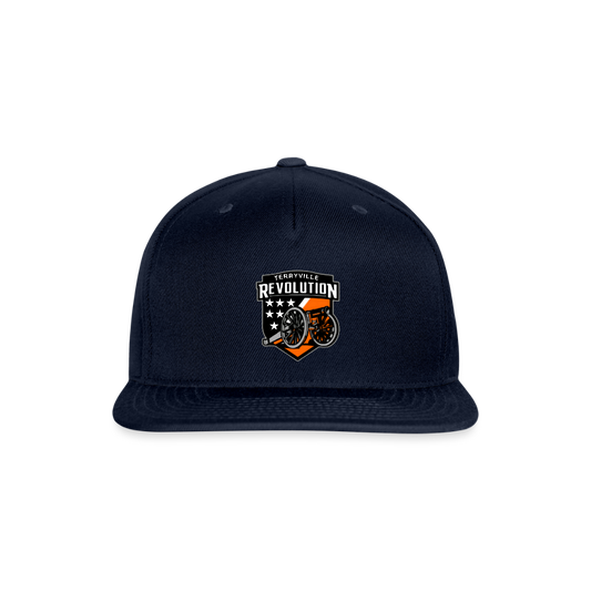 Snapback Baseball Cap - navy