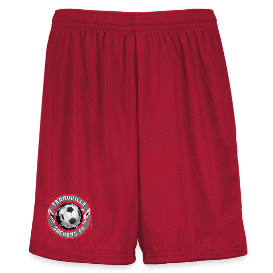 Augusta Sportswear Youth Modified Mesh Short - Scarlet